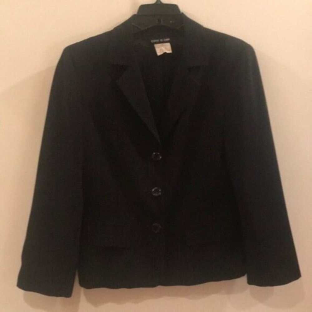 🖤✨ Vintage Esprit De Corp Women’s Black Blazer | Size 7/8 Juniors ✨🖤